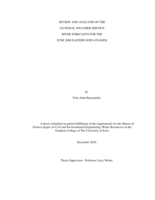 Review and analysis of the National Weather Service river forecasts for the June 2008 eastern Iowa floods