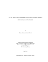 Age-related changes in temporal resolution revisited: findings from cochlear implant users