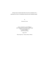 Interaction of human keratinocytes with Leishmania spp.: a comparative study of Leishmania infantum and Leishmania major