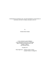 Comparisons of physiologic and psychophysical measures of listening effort in normal-hearing adults