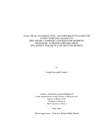 Analytical, interpretative, and performance guides for conductors and soloists to John Mackey's Harvest: concerto for trombone, Drum music: concerto for percussion, and Antique violences: concerto for trumpet