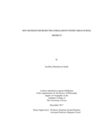 New methods for projecting enrollments within urban school districts