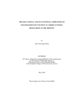 The educational and occupational aspirations of Sudanese refugee youth in an American public high school in the Midwest