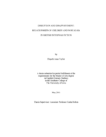 Disruption and disappointment: relationships of children and nostalgia in British interwar fiction