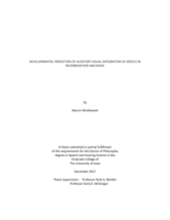 Developmental predictors of auditory-visual integration of speech in reverberation and noise