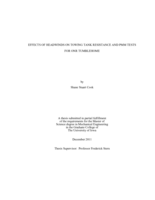 Effects of headwinds on towing tank resistance and PMM tests for ONR Tumblehome