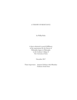 A theory of resistance