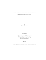 Making Meatville: belonging and migration in a Midwest meatpacking town