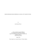 Noise exposure for bus drivers in an Iowa City transit system