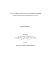 Language switching: a qualitative clinical study of four second language learners' composing processes