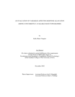 An evaluation of variables affecting response allocation among concurrently available mand topographies