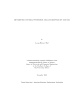 Distributed control system for demand response by servers