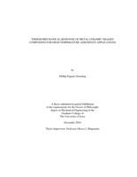 Thermomechanical response of metal-ceramic graded composites for high-temperature aerospace applications