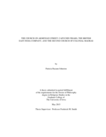 The church on Armenian Street: Capuchin friars, the British East India Company, and the Second Church of Colonial Madras