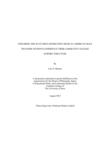 Exploring the ways first-generation Mexican American male transfer students experience their community college support structure