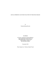 Social inference and the evolution of the human brain