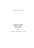 Finding language for existence