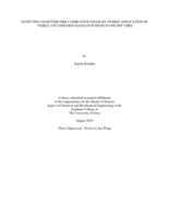 Detecting nighttime fire combustion phase by hybrid application of visible and infrared radiation from Suomi NPP VIIRS