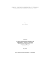 Learning to rank by maximizing the AUC with linear programming for problems with binary output