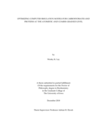 Optimizing computer simulation models for carbohydrates and proteins at the atomistic and coarse-grained level