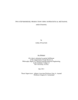 Two-step biodiesel production using supercritical methanol and ethanol