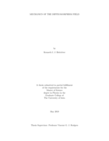 Mechanics of the diffeomorphism field