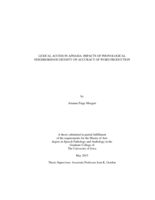 Lexical access in aphasia: impacts of phonological neighborhood density on accuracy of word production