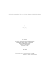 Statistical models for count time series with excess zeros