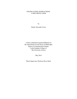 Online dating interactions: a discursive look