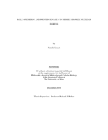 Role of emerin and protein kinase C in herpes simplex nuclear egress