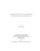 Development of piezocatalytic nanomaterials for applications in sustainable water treatment