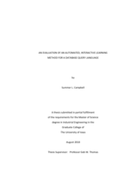 An evaluation of an automated, interactive learning method for a database query language
