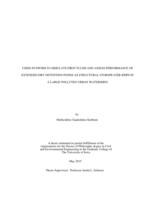 Using PCSWMM to simulate first flush and assess performance of extended dry detention ponds as structural stormwater BMPs in a large polluted urban watershed