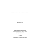 Greener synthesis of nanocrystalline ZSM-5