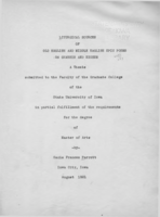 Liturgical sources of Old English and Middle English epic poems on Genesis and Exodus