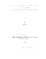 At the interface between language testing and second language acquisition: communicative language ability and test-taker characteristics