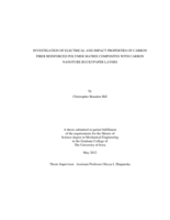 Investigation of electrical and impact properties of carbon fiber reinforced polymer matrix composites with carbon nanotube buckypaper layers