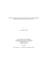 The development of church/state relations in the Visigothic Kingdom during the sixth century (507-601)