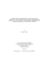 Utilizing urinary biomarkers in Egyptian adolescent applicators and non-applicators to characterize pesticide exposure to λ-cyhalothrin, α-cypermethrin, chlorpyrifos and profenofos applied on cotton crops over time
