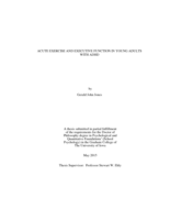 Acute exercise and executive function in young adults with ADHD