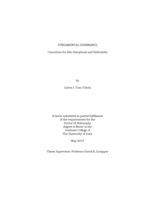 Fundamental dissonance: concertino for alto saxophone and sinfonietta