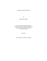 Master of fine arts thesis
