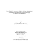 Jean Françaix: L'horloge de flore, an analysis, performance suggestions and a simplified, two-hand reduction of the piano accompaniment