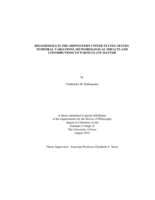 Bioaerosols in the Midwestern United States: spatio-temporal variations, meteorological impacts and contributions to particulate matter