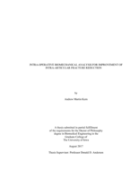 Intra-operative biomechanical analysis for improvement of intra-articular fracture reduction