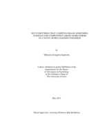 Not everything that competes means something: evidence for competition among word-forms in a novel-word learning paradigm