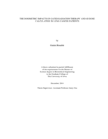 The dosimetric impacts of gated radiation therapy and 4D dose calculation in lung cancer patients