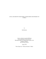 Space and identity discourses: the reunification project in Cyprus