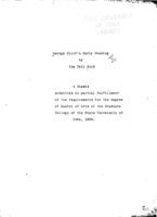 George Eliot's early reading