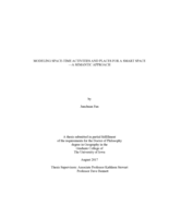 Modeling space-time activities and places for a smart space —a semantic approach